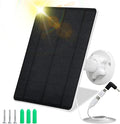 Solar Panel for Security Camera, 5W USB Solar Panel for Cameras DC 5V, Camera by MUZUZZI