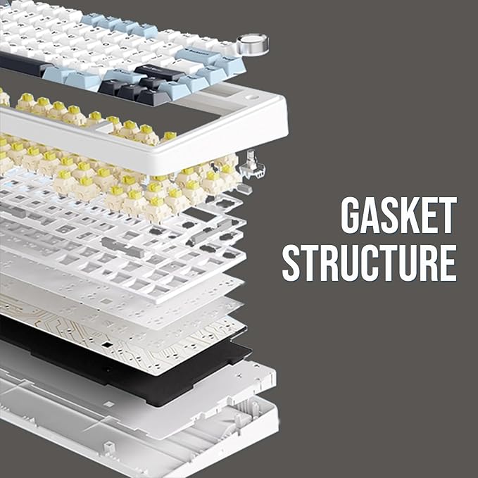 EPOMAKER x Aula F75 Gasket Mechanical Keyboard, 75% Wireless Hot Swappable - Image 6