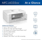 Brother MFC-J4335DW INKvestment Tank Wireless All-in-One Color Inkjet Printer - Image 3
