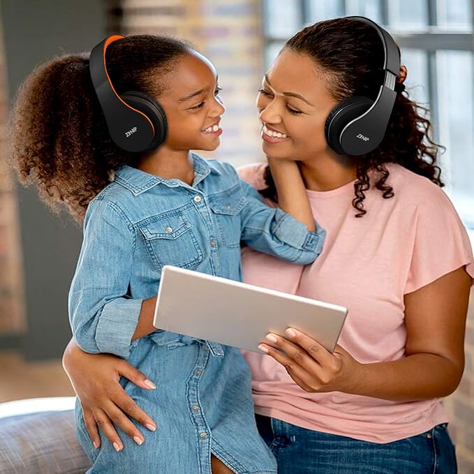 ZIHNIC Bluetooth Headphones Over-Ear, Foldable Wireless and Wired Stereo - Image 5