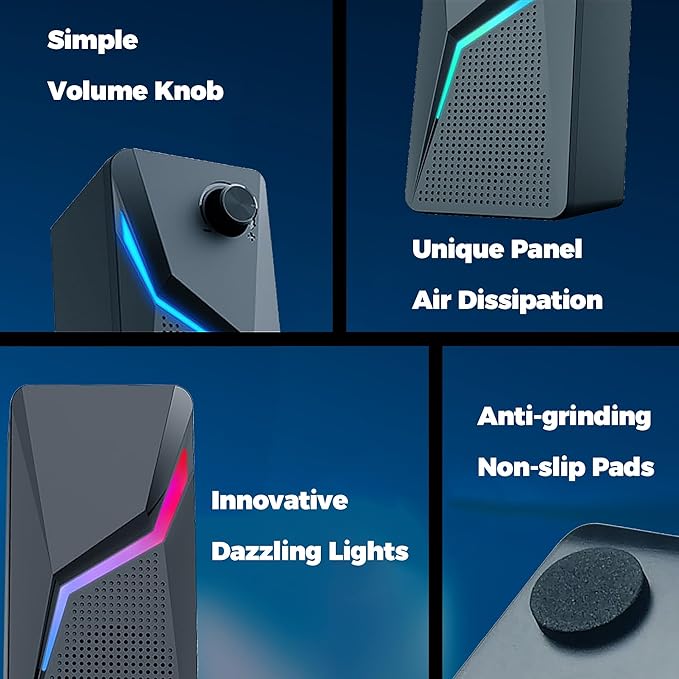 ROSON Computer Speakers, PC Gaming Speakers - Image 3