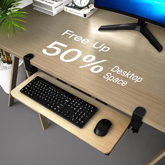 Ergonomic Keyboard Tray Under Desk Pull Out - Image 4