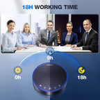 EMEET Bluetooth Speakerphone M3, Zoom Certified 4 AI Mics 360°Voice Pickup 18H - Image 5