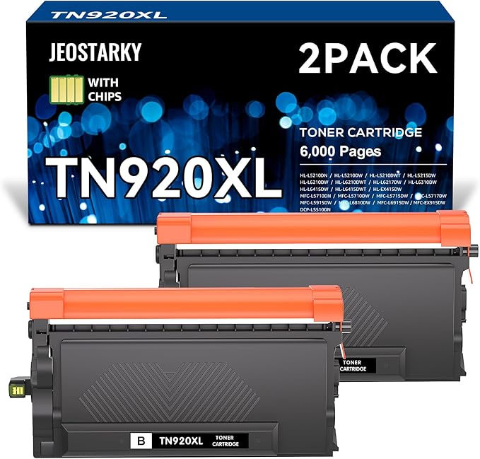 TN920XL TN920 Toner Compatible for Brother TN-920 XL TN920XL Toner by Jeostarky
