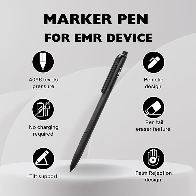 LuxoScribe, Marker Pen for Remarkable 2/Kindle Scribe/SuperNote Device. EMR - Image 2