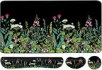 Keyboard Mouse Pad Set, Extended Mouse Pad+Keyboard Wrist Rest Support by WBWEIRDBEAST