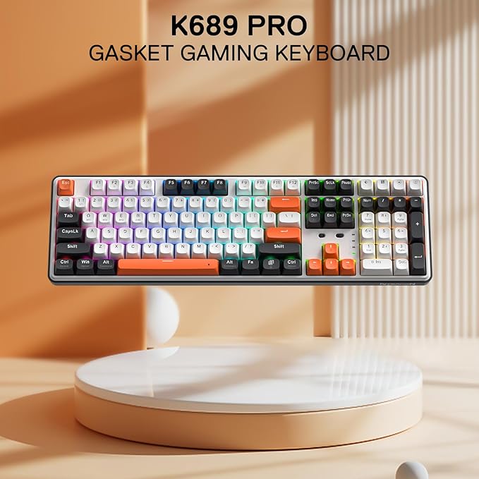 Redragon K689 PRO Wireless Gasket RGB Gaming Keyboard, 108 Keys Mechanical - Image 7