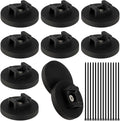 Magnetic Zip Tie Mount Wire Cable Holder, Include 10 Pcs 43mm Magnetic Cable by ALFFUN