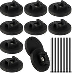 Magnetic Zip Tie Mount Wire Cable Holder, Include 10 Pcs 43mm Magnetic Cable by ALFFUN