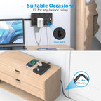 Power Strip with USB, SMNICE Surge Protector Flat Plug with 8 Widely-Spaced - Image 6