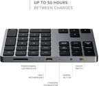 Satechi Bluetooth Extended Numeric Keypad, Slim Rechargeable 34-Key Numberpad - Image 3