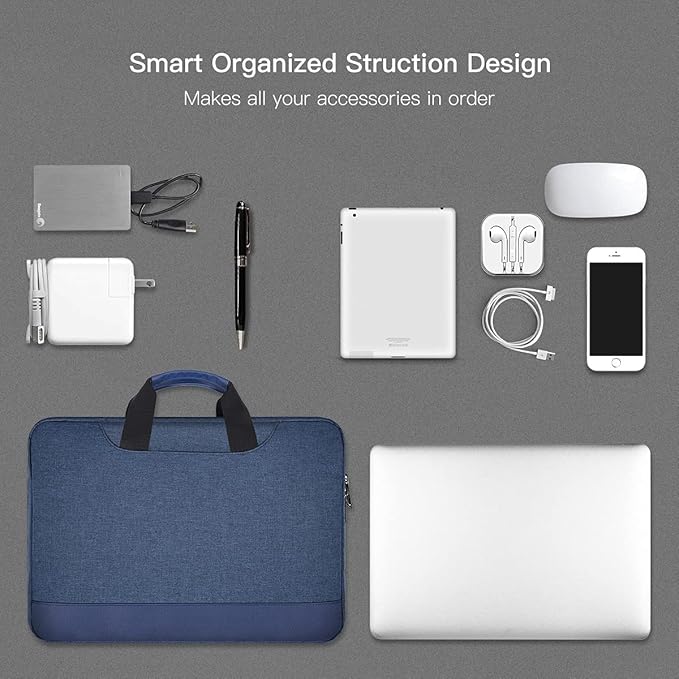 15.6 Inch Laptop Sleeve Bag, Waterproof Men Women TSA Case - Image 3