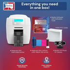 Bodno Magicard 300 Dual Sided ID Card Printer & Complete Supplies Package ID - Image 2