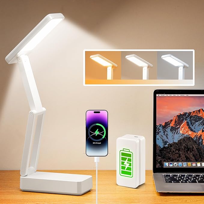 Rechargeable Lamps Cordless Lamps, 6000mAh Battery Powered Lamp, 3 by OneFire