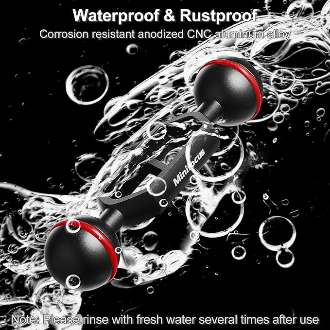 MINIFOCUS 4" Double Ball Aluminum Extension Arm, Waterproof and Rustproof - Image 5