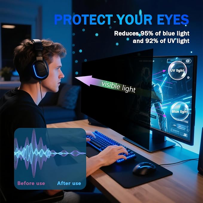 Magnetic Computer Privacy Screen Filter 27 Inch - Image 6