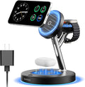 Wireless Charger 3 in 1 for iPhone, Magnetic Charging Station for Apple Family by Ouotoo