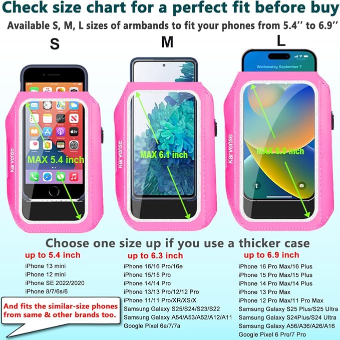 Phone Holder for Running-Arm Band for Running for iPhone & Samsung Galaxy - Image 4