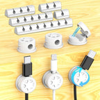 11PCS Cable Management Cord Holder Organizer, Magnetic Cable Clips Adhesive by Unknown