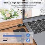 ENVEL USB to USB C Adapter, 2 Pack USB3 5Gbps High Speed Data Transfer - Image 2