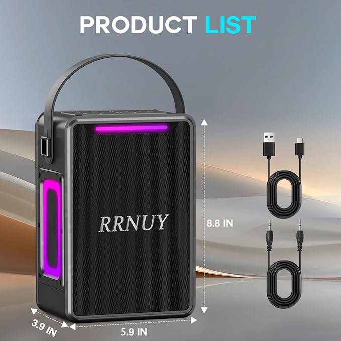 Portable Bluetooth Speaker 60W IPX6 Waterproof Wireless Speakers - Image 9