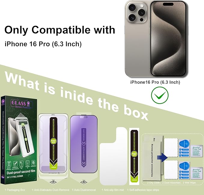 9H Tempered Glass, Anti-Glare, Full Coverage, Anti-Fingerprint, Auto Dust - Image 7