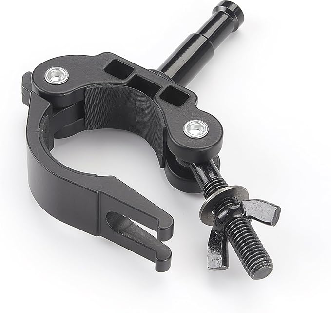 PHOCUS Half Coupler Clamp with 5/8" Baby Pin, Heavy Duty Truss Clamp on Round - Image 2
