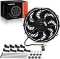 A-Premium 10'' 10 inch Universal Slim Fan Electric Radiator Cooling Fan Assembly by A-Premium
