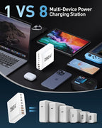 280W USB C Charger Block, 8-Port USB C Charging Station GaN III PD 65W Laptop - Image 5