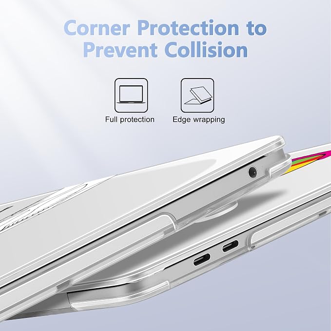 Case for MacBook Pro 13 inch with/Without Touch Bar, Hard Shell + Keyboard - Image 3