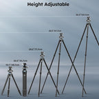 SIRUI 50.2" Carbon Fiber Travel Tripod, Compact Professional Camera Trippod - Image 4