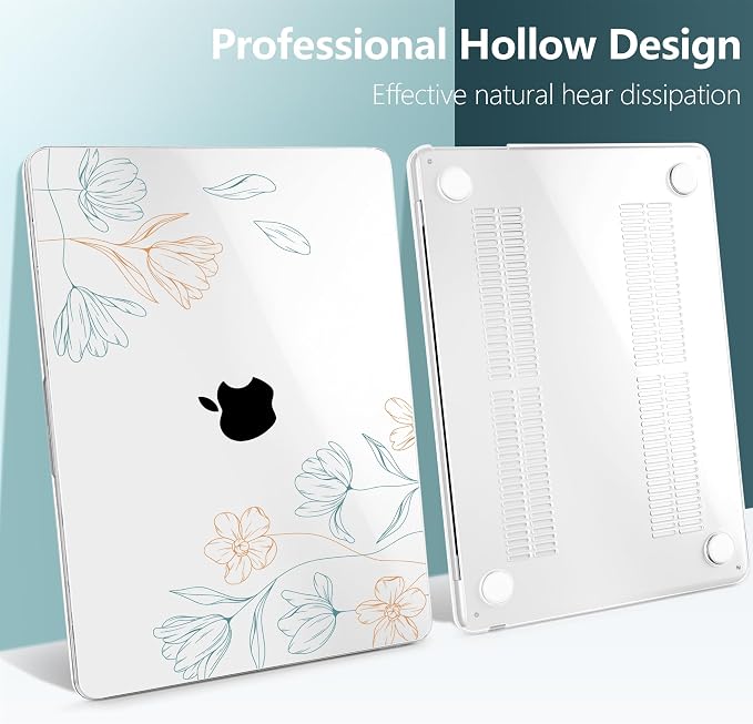 TWOLSKOO Compatible with M4 MacBook Air 13.6 inch Case 2025-2022 Release M4 - Image 5