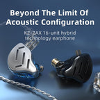 CCA KZ Zax in Ear Monitor Headphones 16 Units 7BA 1DD Hybrid Drivers HiFi IEM - Image 8