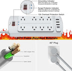 Surge Protector Power Strip - Image 6