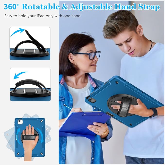 Case for iPad Air 13 Inch M3 2025 & M2 2024: Military Grade Cover for iPad Pro - Image 3