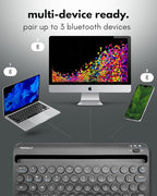 Macally Bluetooth Keyboard for Tablet | Wireless Keyboard for iPad mini/Air/Mini - Image 3