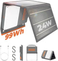 Lumopal Portable Solar Charger 99.9 Wh Battery Bank Equipped by Lumopal