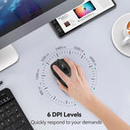 TECKNET Wireless Silent Mouse, Quiet Click, 2.4G Optical Cordless Mouse - Image 4