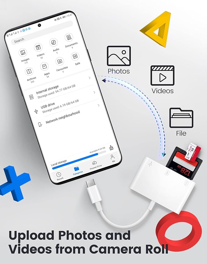 USB C SD Card Reader, Oyuiasle USB C to SD Card - Image 4