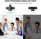 AUSDOM 4K Webcam, Autofocus Webcam - Image 4