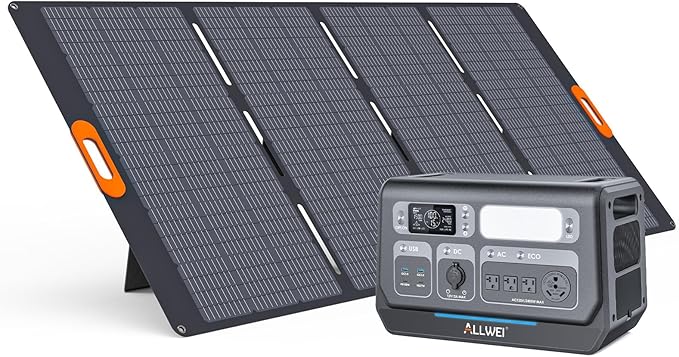 ALLWEI LiFePO4 Portable Power Station 2400W by ALLWEI