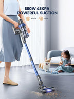 Cordless Vacuum Cleaner, 45KPA 550W Vacuum Cleaners - Image 2