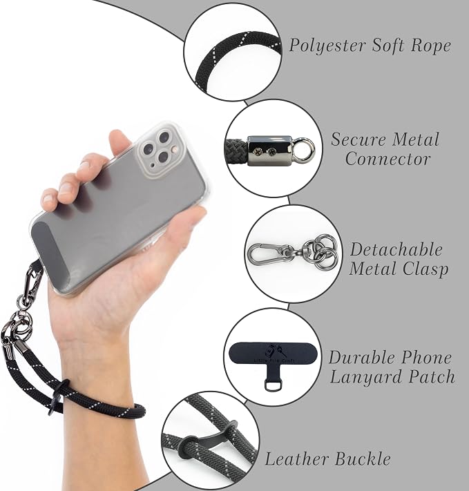 Cell Phone Wrist Strap Phone Lanyard Wrist Phone Wristlet Lanyard Hand Wristlet - Image 3