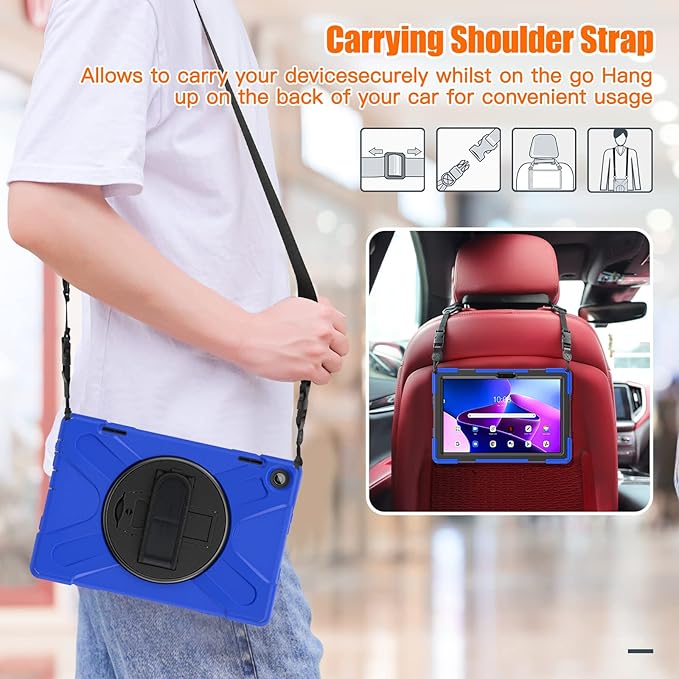 Junfire Shockproof Case for Lenovo Tab M10 3rd Gen 10.1 inch 2022, Heavy Duty - Image 4
