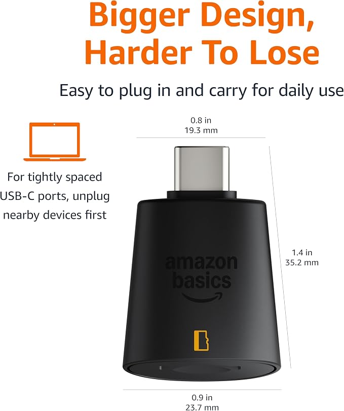 Amazon Basics Micro SD Card Reader USB-C 3.0 - Image 3