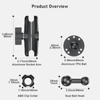 Industrial Tablet Mount for Truck&Vehicle, Heavy Duty Drill Base iPad Mount - Image 7