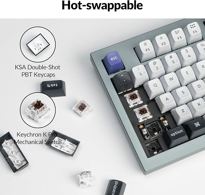 Keychron Q5 Pro QMK/VIA Wireless Custom Mechanical Keyboard, 96% Layout - Image 4