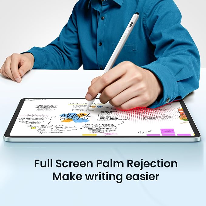 Dual Tip Stylus Pen for iPad 2025-2018, 13 Mins Fast Charge - Image 3