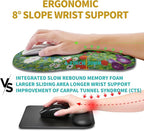 Hokafenle Ergonomic Mouse Pad Wrist Support, Wrist Rest Mousepad - Image 4