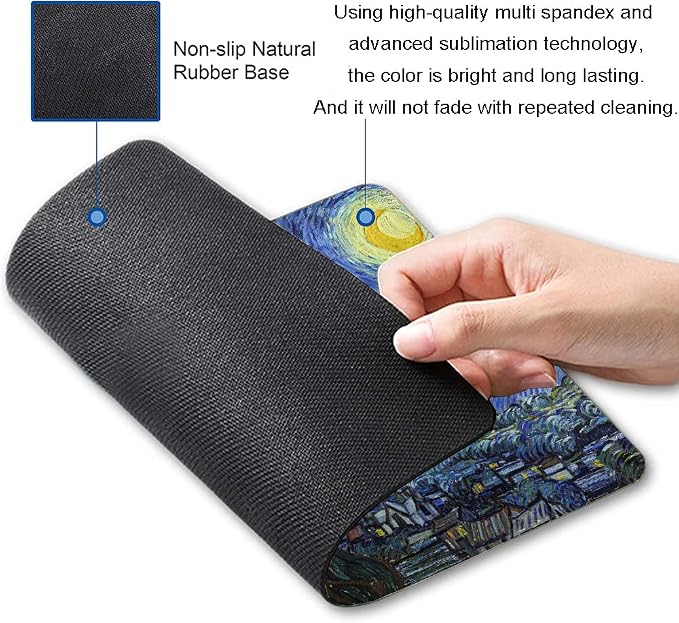 Mouse Pad, Premium-Textured Mouse Mat, Non-Slip Rubber Base Mousepad - Image 2